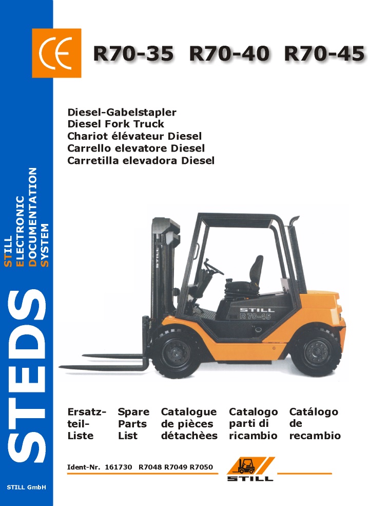 Bild 1 von STILL R70-35 bis 45 Diesel (Typ 7048-50)  / (Artikelart) Werkstatthandbuch