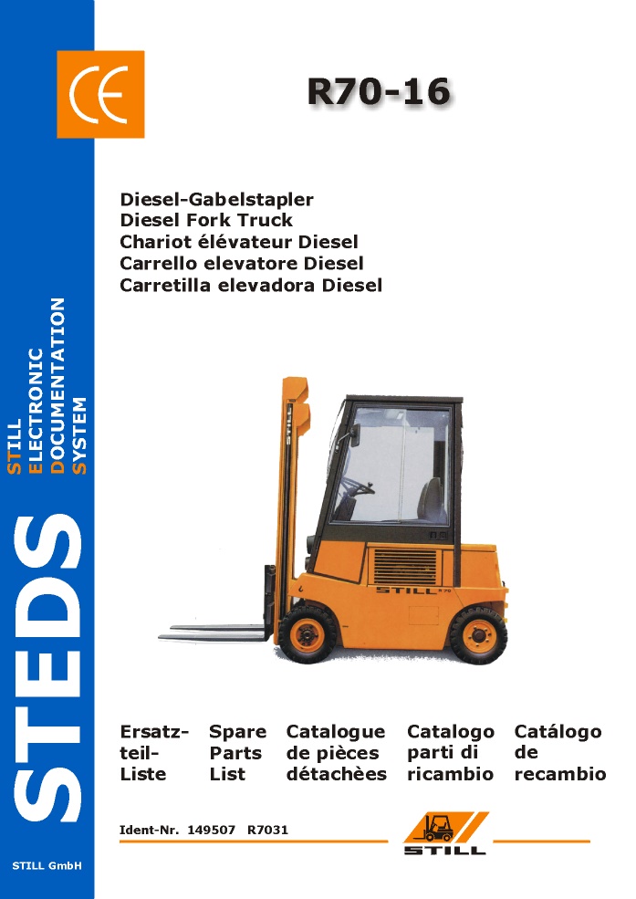 Bild 1 von Ersatzteilliste STILL R70-16 Diesel (Typ 7031)